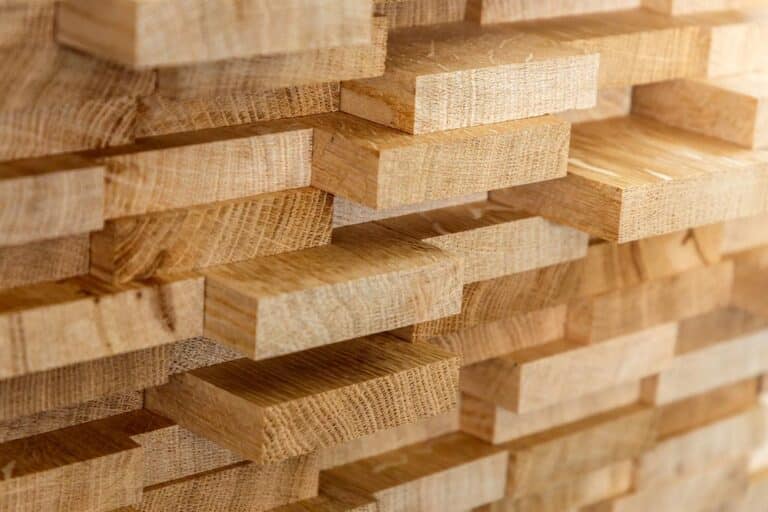 Stack Of Timber Wood