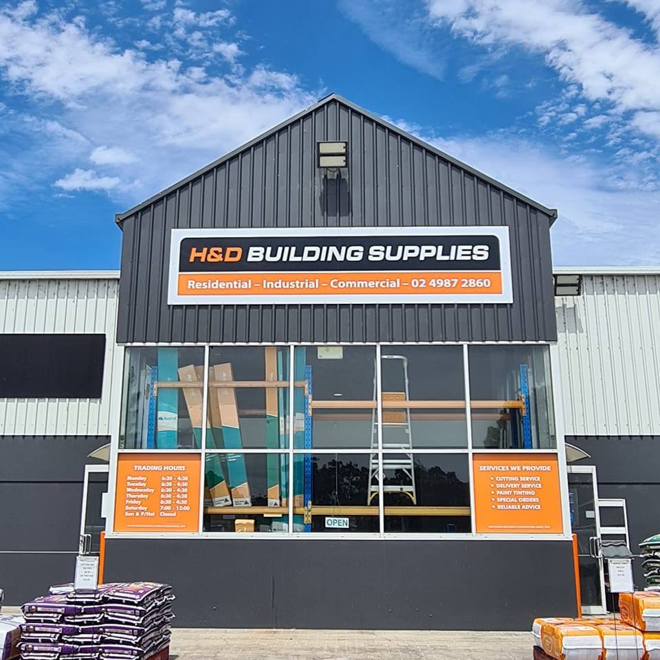 H&D Building Supplies Store Front