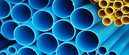 Blue PVC Pipe — H&D Building Supplies in Heatherbrae, NSW