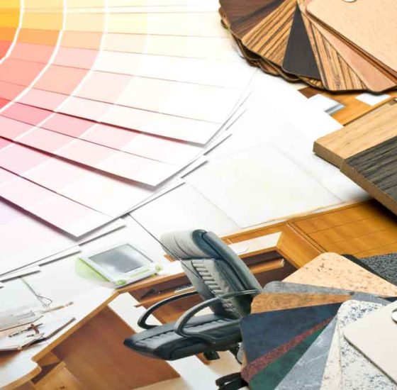 Color Paint Guide With Sample Of Materials And Furniture Catalogue