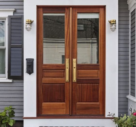 Double Front Door — H&D Building Supplies in Heatherbrae, NSW Double Front Door — H&D Building Supplies in Heatherbrae, NSW