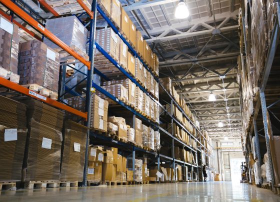 Interior Of Modern Warehouse — H&D Building Supplies in Heatherbrae, NSW