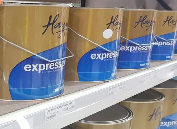 Haymes Paint Cans — H&D Building Supplies in Heatherbrae, NSW
