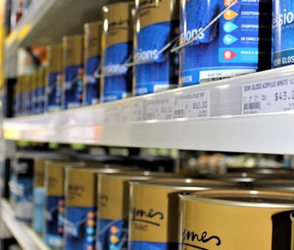 Paint Cans — H&D Building Supplies in Newcastle, NSW