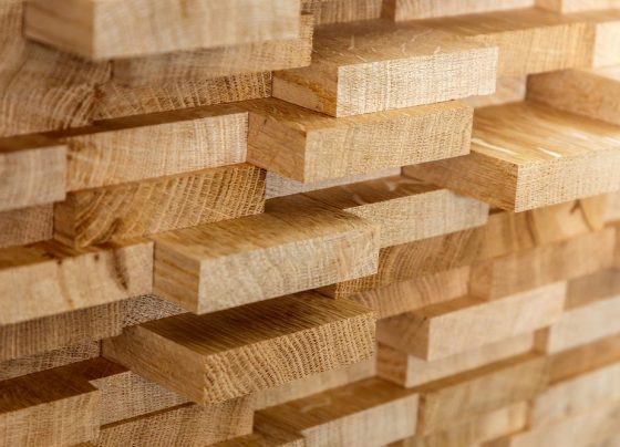 Stack Of Timber Wood